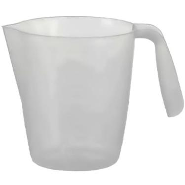 Imagem de Jarra Medidora Graduada Plástico Transparente 1 Litro - Plasvale