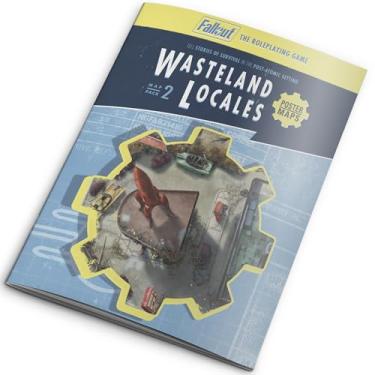 Imagem de Modiphius Entretenimento: Fallout: The Roleplaying Game - Map Pack 2: Wasteland Locales - Livro RPG de 32 páginas e 4 mapas de tamanho de pôster de dupla face, mesa