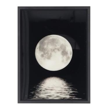 Imagem de Bluetooth Speaker Com Pintura de Luz, 18x24x3.5cm, 2 Em 1 Night Light e Bluetooth Speaker, Art Picture USB Bluetooth Áudio Luz Ambiente Luz Única e Efeito de Som, Speaker Desktop