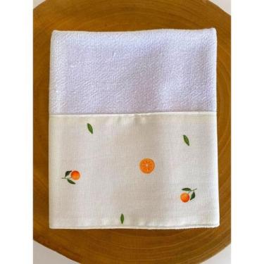 Imagem de Pano de Prato Laranjinhas Coleção Encanto 100%Algodão66x41cm - ARTE CA