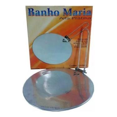 Imagem de Chapa Banho Maria Para Fogão Alfa Pratik 20cm 69673 - Alfa Suportel