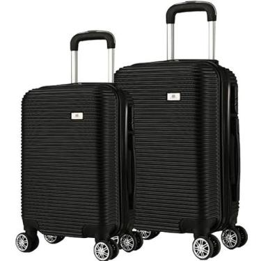 Imagem de Kit 2 Malas De Viagem C/ Rodinhas 360º  Média e Grande Em Abs - EAGLE,