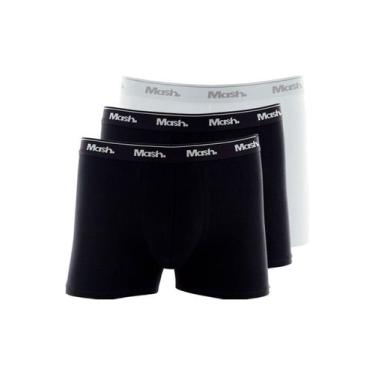 Imagem de Kit com 3 Cuecas Boxer Mash 170.26 Colorido - LUPO, Preto, M