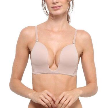 Imagem de Sutiã Decote Profundo em Microfibra com Alças Removíveis e Bojo Trifil Ref. Q05564