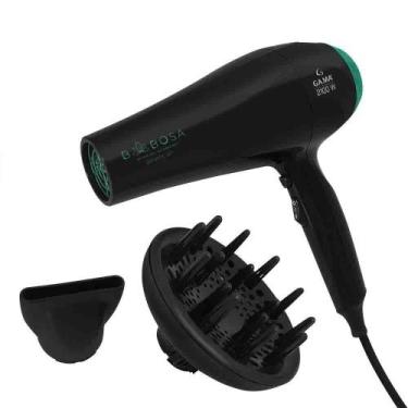 Imagem de Secador Gama Babosa com Difusor, 2100 Watts - 220 Volts, Preto e Verde