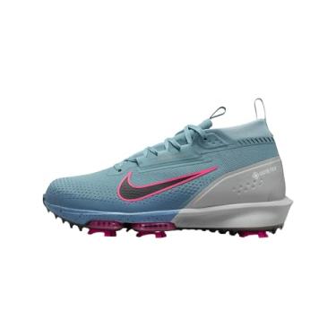 Imagem de Nike Infinity Tour 2 Gore-TEX Tênis de golfe masculino impermeável (extra largo) (FV4898-400, denim turquesa/tempestade egeia/rosa hiper/preto), Denim turquesa/tempestade egeia/rosa hiper/preto, 42