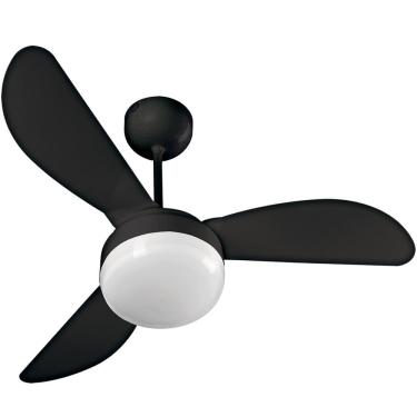 Imagem de Ventilador De Teto Ventisol Fênix LED Preto 3 Pás Com Controle Remoto Inverter Bivolt