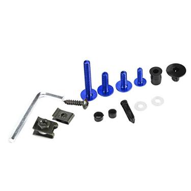 Imagem de Kit de Carenagem de Motocicletas, Peças de Motocicleta 223pcs Parafusos de Carenagem de Motocicletas Conjuntos de Parafusos de Pára -brisas Porca de Motocicleta Moto Moto (Azul)