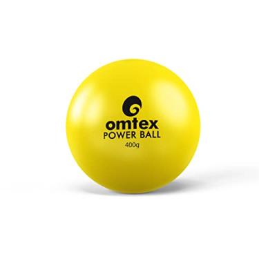 Imagem de Omtex Bolas pesadas de 400 g para treinamento de rebatidas, rebatidas e arremessos, adequadas para adolescentes e atletas, fortalecem a força e os músculos, melhoram a técnica e a forma - amarelo
