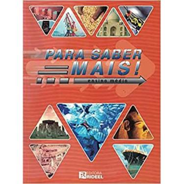 Imagem de Livro Para Saber Mais - Ensino Médio - Rideel