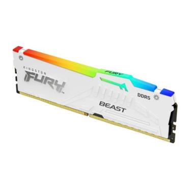 Imagem de Memória RAM Kingston Fury RGB 16GB 5200MHz DDR5 CL36 Branco