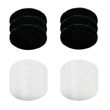 Imagem de Nispira Filtros de substituição FDM2201BR para fritadeira elétrica OVENTE 2 litros de óleo de carvão, pacote com 6