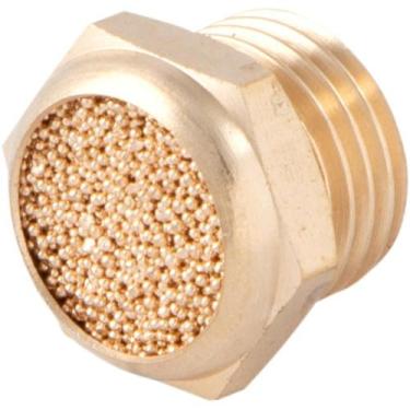 Imagem de Silenciador de Ar Curto de Cobre Rosca 1/4'' Bsp Vonder