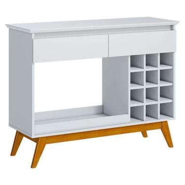 Imagem de Aparador Para Sala Classic Ad Branco Acetinado - Imcal