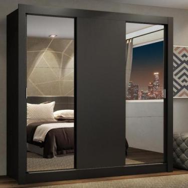 Imagem de Guarda-roupa Casal Lyon Plus 3 Portas de Correr Madesa