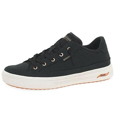 Imagem de Skechers Arco Fit Arcade Meet Ya There feminino, Preto, 38