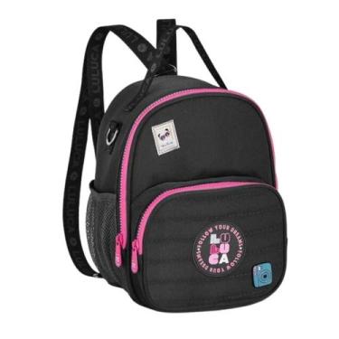 Imagem de Lancheira Térmica Luluca Transversal Costas Juvenil - Preto