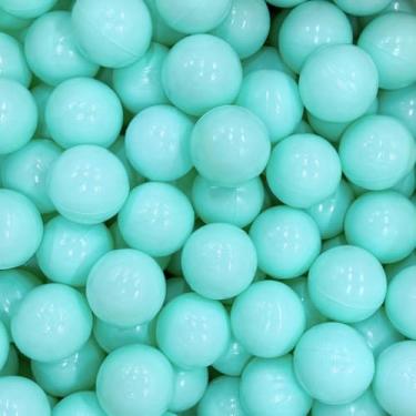 Imagem de beplace kids - 100 Bolinhas para Piscina | Escolha a Cor | Não Amassa | BPA Free | (Verde claro)