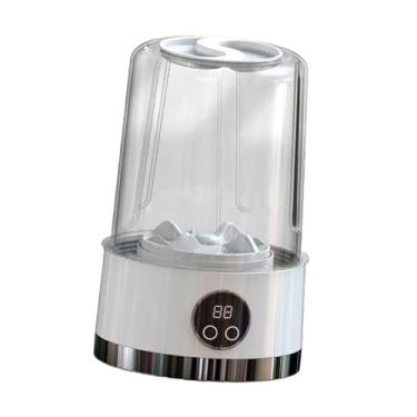 Imagem de IEUDNS Máquina de lavar roupa íntima, meias, sutiãs, roupas de bebê sem fio, limpador compacto de pincéis de maquiagem, drenagem automática para, Branco