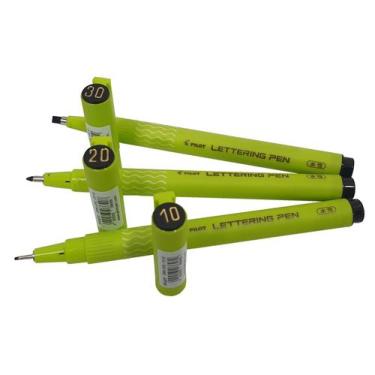 Imagem de Kit Caneta Pilot Lettering - 3 Pontas Traços 1.0 2.0 e 3.0