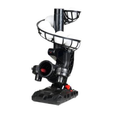 Imagem de harayaa Máquina de arremesso de beisebol, arremessador de beisebol, equipamento de treinamento portátil, servidor de bola, máquina de servir, lançador