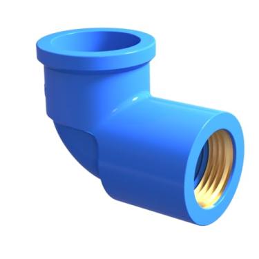 Imagem de Joelho Para Porcelanato Com Bucha De Latão Com Bitola 25mm X 1/2 Durín