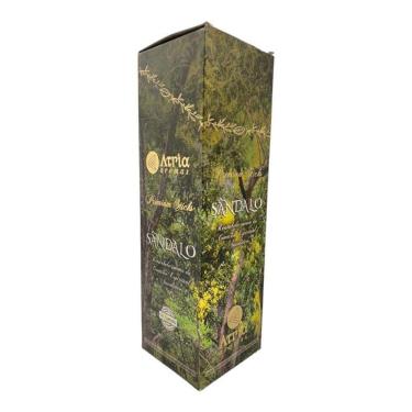 Imagem de Incenso Indiano Sândalo Atria 0% Carvão 25 Cxs Com 8 Varetas