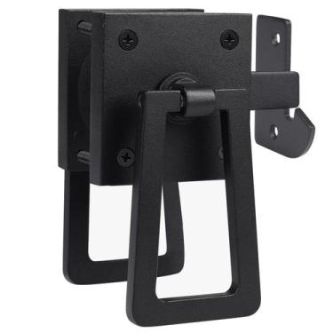 Imagem de Trava de porta BARNSMITH Heavy Duty de dupla face preta fosca