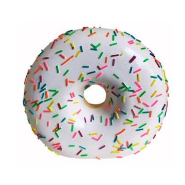 Imagem de Cofre Donuts Rosquinha Cerâmica Esmaltada A Mão - RJCONECT, Branco