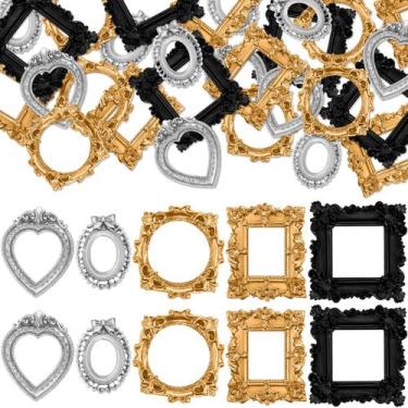Imagem de Marcos de Fotos Vicenpal Vintage Mini Barroco de Resina (40 Piezas)