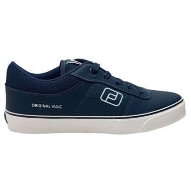 Imagem de Tênis Freeday Vulcano Skate Marinho Casual Leve Confortavel, 40, Azul 