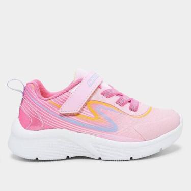 Imagem de Tênis Infantil Skechers Microspec Menina, Rosa, 23