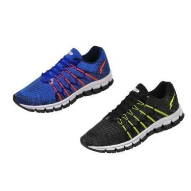 Imagem de Tênis Lançamento Masculino kit Olymp Mega leve, Royal, Ptlima, 43