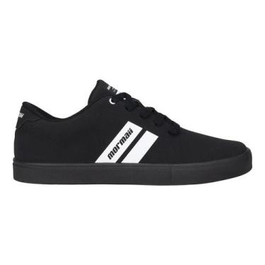 Imagem de Tenis mormaii urban stripe 3, Preto, Branco, 41