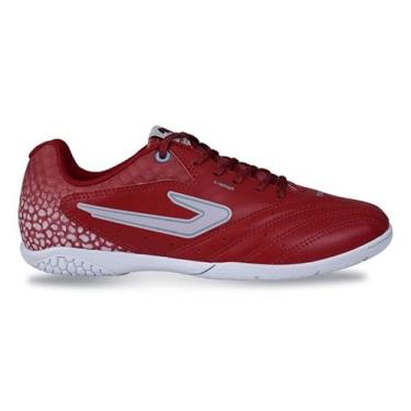 Imagem de Chuteira Topper Capita Iv Futsal Vermelho/Branco/Verde,43