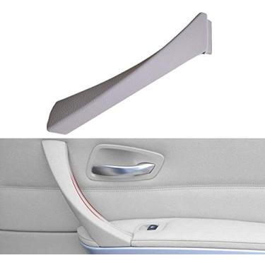 Imagem de Maçaneta do painel da porta interna para BMW Série 3, substituição da tampa do acabamento externo da puxador da porta para BMW E90 E91 323 325 328 330 335 (tampa externa direita)