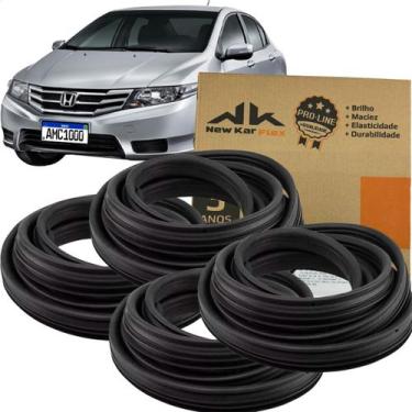 Imagem de Jogo 4 Borracha Porta Dianteira e Traseira City 2009 a 2015 - PRO LINE