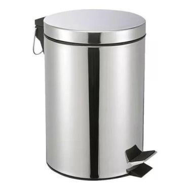 Imagem de Lixeira Com Pedal Em Aço Inox 12 Litros - Higipack