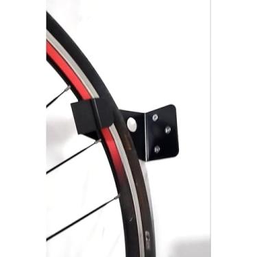 Imagem de Kit Com 2 GANCHO Suporte De Parede Bike Pendurar 2 Bicicletas Na Vertical