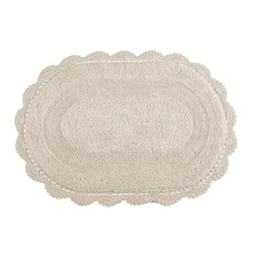 Imagem de Tapete Croche Oval Fend Chip 60x90cm