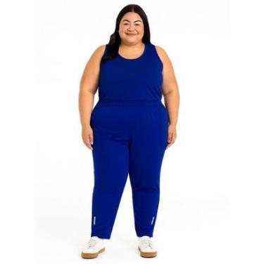 Imagem de Calça Feminina Plus Size Academia Caminhada Helanca-Feminino