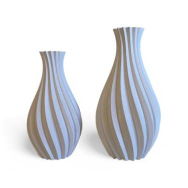 Imagem de Vasos Decorativos Elegantes – Designs ContemporâNeos Para Melhorar O Ambiente Da Sua Sala De Estar, Quarto, EscritóRio Ou Varanda.(Branco)