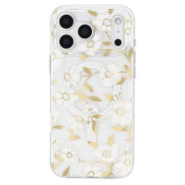 Imagem de Kate Spade New York Capa para iPhone 17 Pro Max - Compatível com MagSafe - Capa de telefone de designer - Sunshine Floral Gems