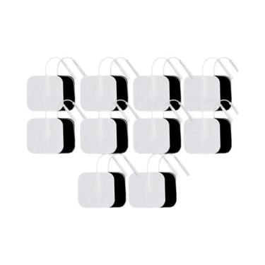 Imagem de Pads De Eletrodo 4x4cm 5x5cm Para Massager TENS Estimulador Muscular E