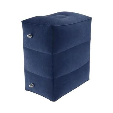 Imagem de Almofada Inflável De PVC Para Crianças, Apoio Para Os Pés Em Viagens D