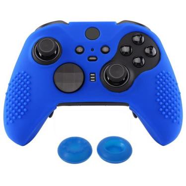 Imagem de Tampa de controle ExtremeRate PlayVital Blue Silicone Xbox Elite 2