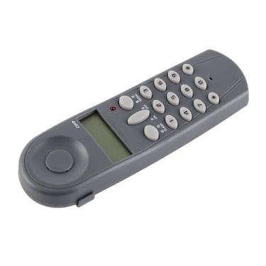 Imagem de Naroote Telefone Montado na Parede de Com Teclado de Discagem de Rediscagem do último Número para Uso Em Escritório Doméstico, Material ABS Preto