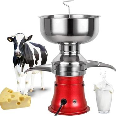 Imagem de Separador CentríFugo EléTrico de Creme de Leite, 5L ConsistêNcia AjustáVel para Fazer Creme de Manteiga Milkshake, 10500rpm Separador Teor de Gordura do Leite Desnatado: ≤0,03%