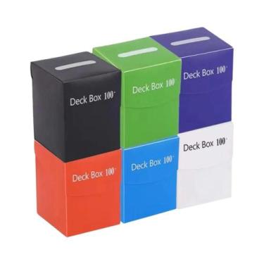 Imagem de Caixa Grande Para Cartas MTG Yugioh PKM Organizador De Armazenamento P