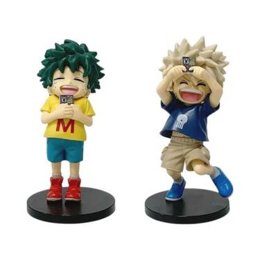 Imagem de Figura De Anime My Hero Academia Izuku Midoriya Katsuki Bakugo Modelo 